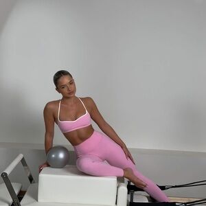 Oh Polly Pink Leggings Set
